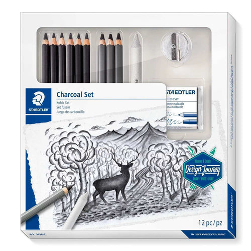 Staedtler 12 Pce Charcoal Set