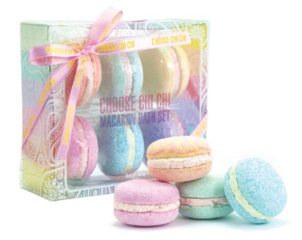 Chi Chi Macaroon Pastel Bath Set 360g - 6 Piece