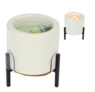 Large 650g Citronella Candle on Metal Stand