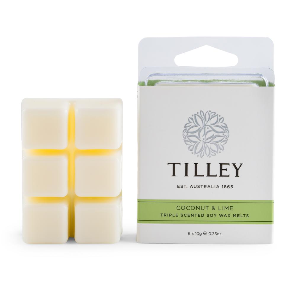 Tilley - Square Soy Wax Melts 60g - Coconut & Lime