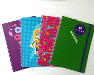 Skweek - A4 Spiral 160pg Notebook