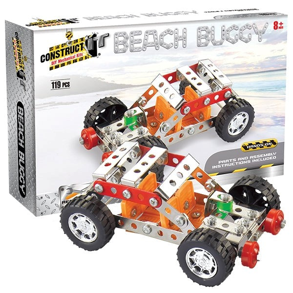 Construct-It DIY Mechanical Kits - Beach Buggy - 119 Pce