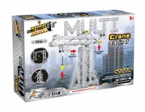 Construct-It DIY Mechanical Kits - 273 Piece - Crane 3 in 1