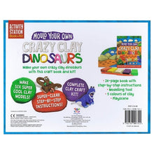 Load image into Gallery viewer, Activity Station Book + Kit - Mould Your Own Crazy Clay Dinosaurs