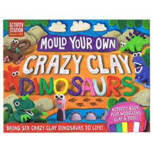 Load image into Gallery viewer, Activity Station Book + Kit - Mould Your Own Crazy Clay Dinosaurs