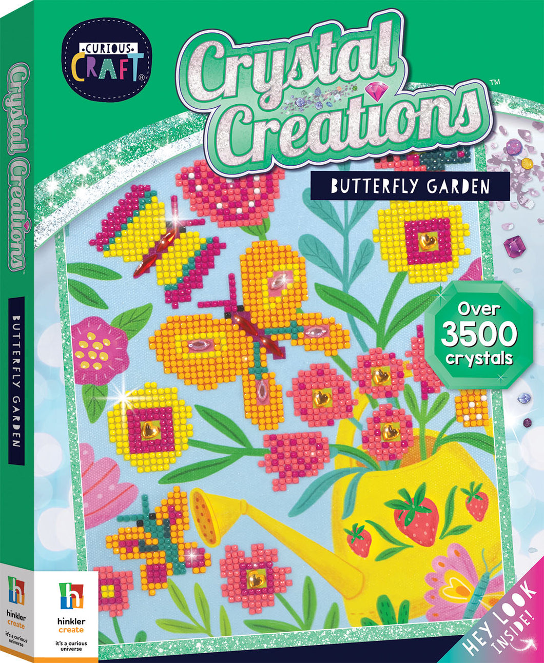 Hinkler: Curious Craft Crystal Creations Kit - Butterfly Garden