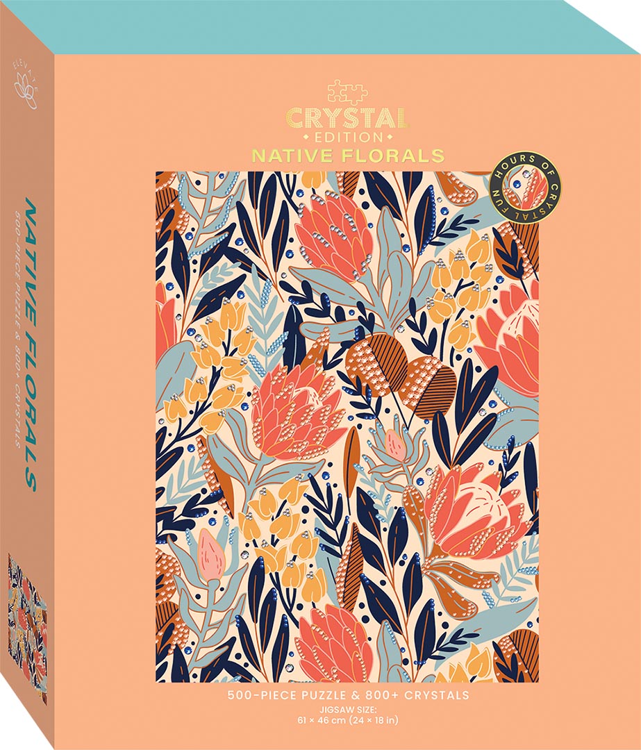 Elevate Crystal Edition Jigsaw: Native Florals