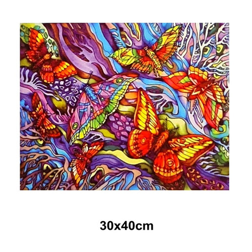 Diamond Picture Art Kit (30cm x 40cm) - Colourful Butterflies