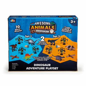 Awesome Animals Dinosaur Adventure 10 Piece Playset - Assorted!