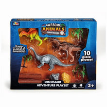 Load image into Gallery viewer, Awesome Animals Dinosaur Adventure 10 Piece Playset - Assorted!