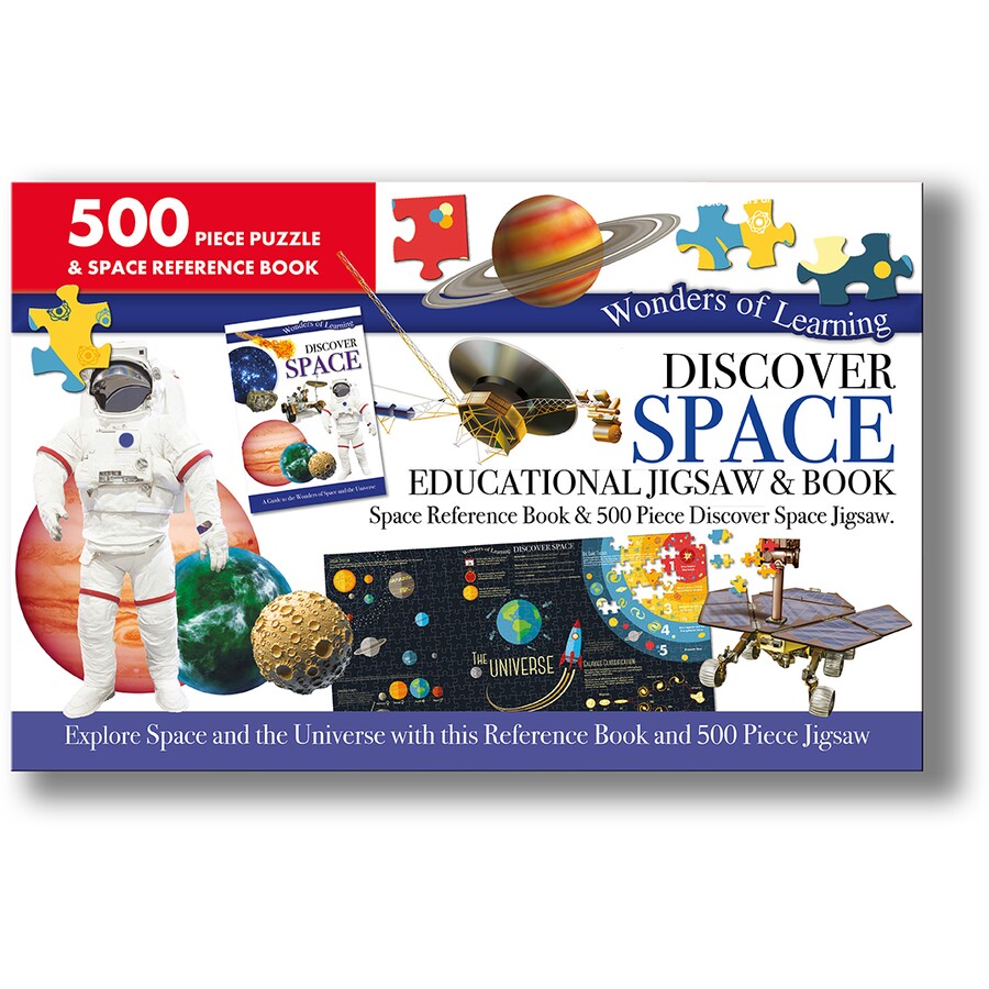 Wonders of Learning: Discover Space - Educational 500 piece Jigsaw & Book