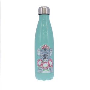 Alex Liddy Olivia York II Stainless Steel Water Bottle 500ml Teal Koala