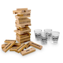 Load image into Gallery viewer, Drunken Tower Drinking Game with Shot Glasses