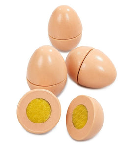 Early Learning Centre Wooden Eggs - 4 Pack