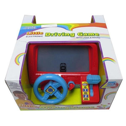 Electronic Little Driving Game with Lights & Sound - Yellow