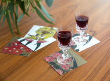 Load image into Gallery viewer, Bell Art - Drink Coasters (8) - Eucalypt