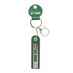 SPLOSH "#1 DAD" Keychain