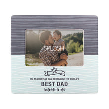 Load image into Gallery viewer, SPLOSH &quot;World&#39;s Best Dad&quot; 6 x 4 Photo Frame