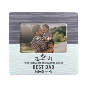 SPLOSH "World's Best Dad" 6 x 4 Photo Frame