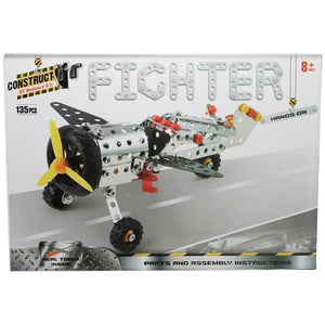 Construct-It DIY Mechanical Kits - 135 Piece - Fighter