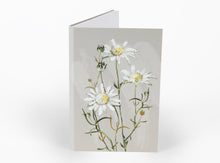 Load image into Gallery viewer, Bell Art - White Collection Notepad - Flannel Flower