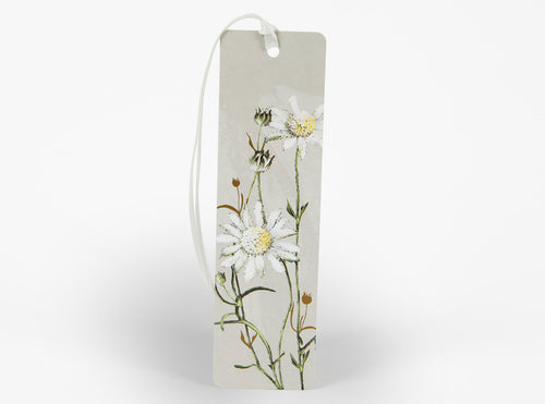 Bell Art - White Collection Bookmark - Flannel Flower