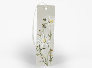 Bell Art - White Collection Bookmark - Flannel Flower