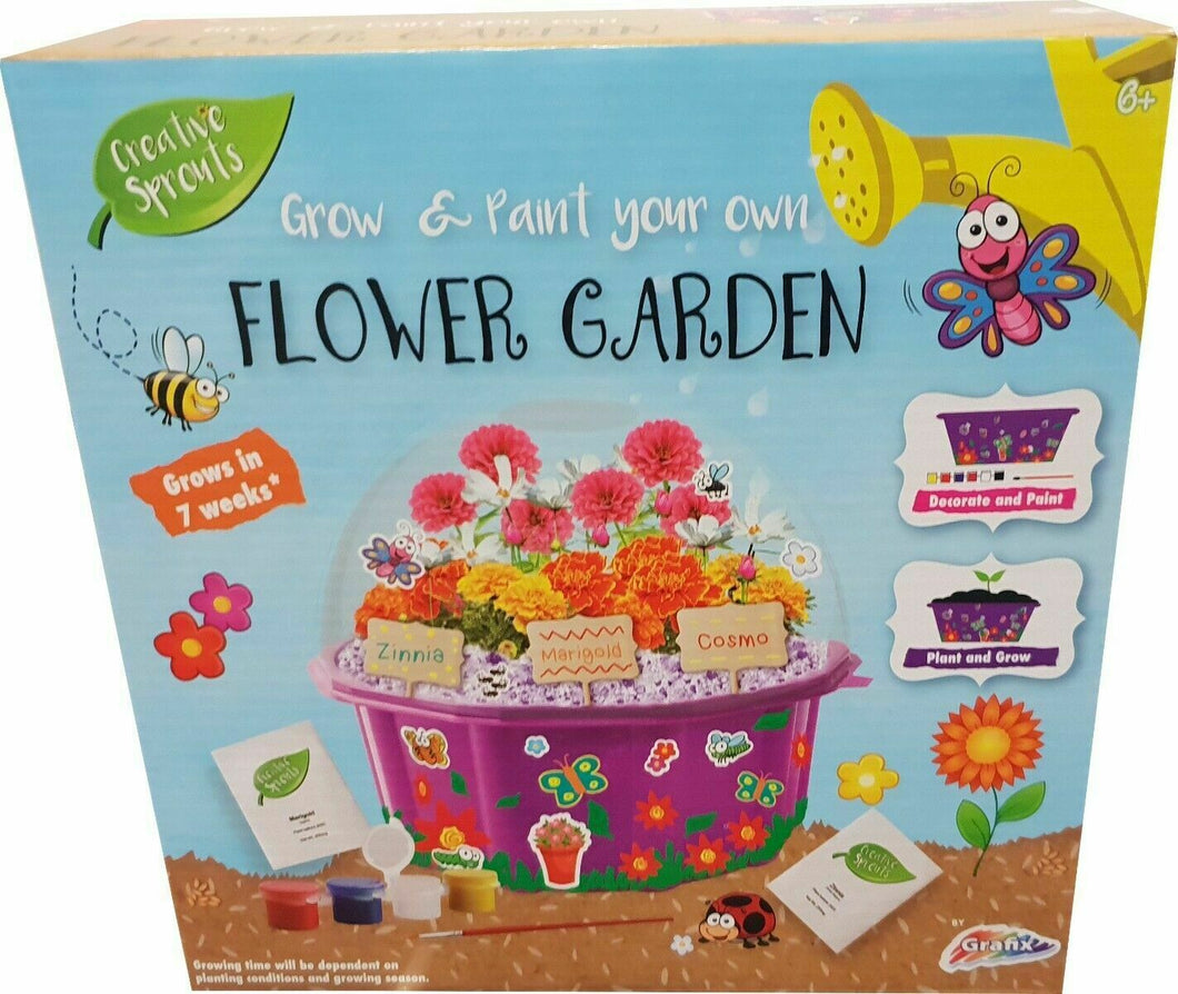 Creative Sprouts: Grow & Decorate Your Own Flower Garden Set