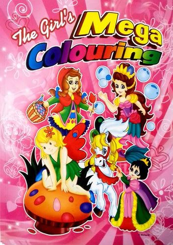The Girl's Mega Colouring Book
