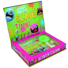 Load image into Gallery viewer, Activity Station Book + Kit - Glowing Glittery Slime