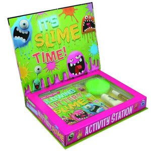 Activity Station Book + Kit - Glowing Glittery Slime