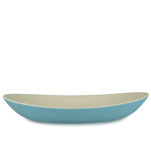 Go Bamboo 2-Tone Deep Plate - Blue