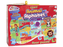 Load image into Gallery viewer, Grafix: Giant Animal Alphabet Floor Puzzle