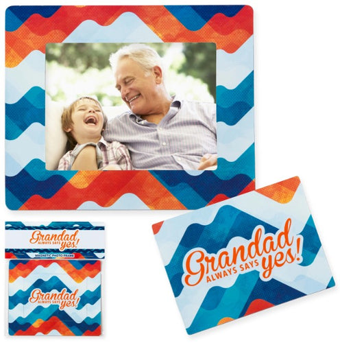 Grandad Always Says Yes! Magnetic Photo Frame