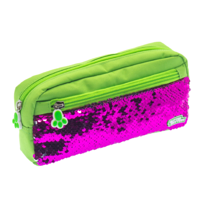 Glitter Critters PatMe! Pencil Case - Green