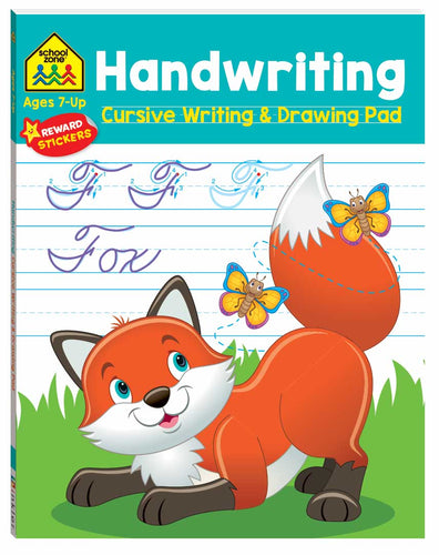 School Zone: Handwriting Cursive Writing & Drawing Pad (Ages 7+ Yrs)