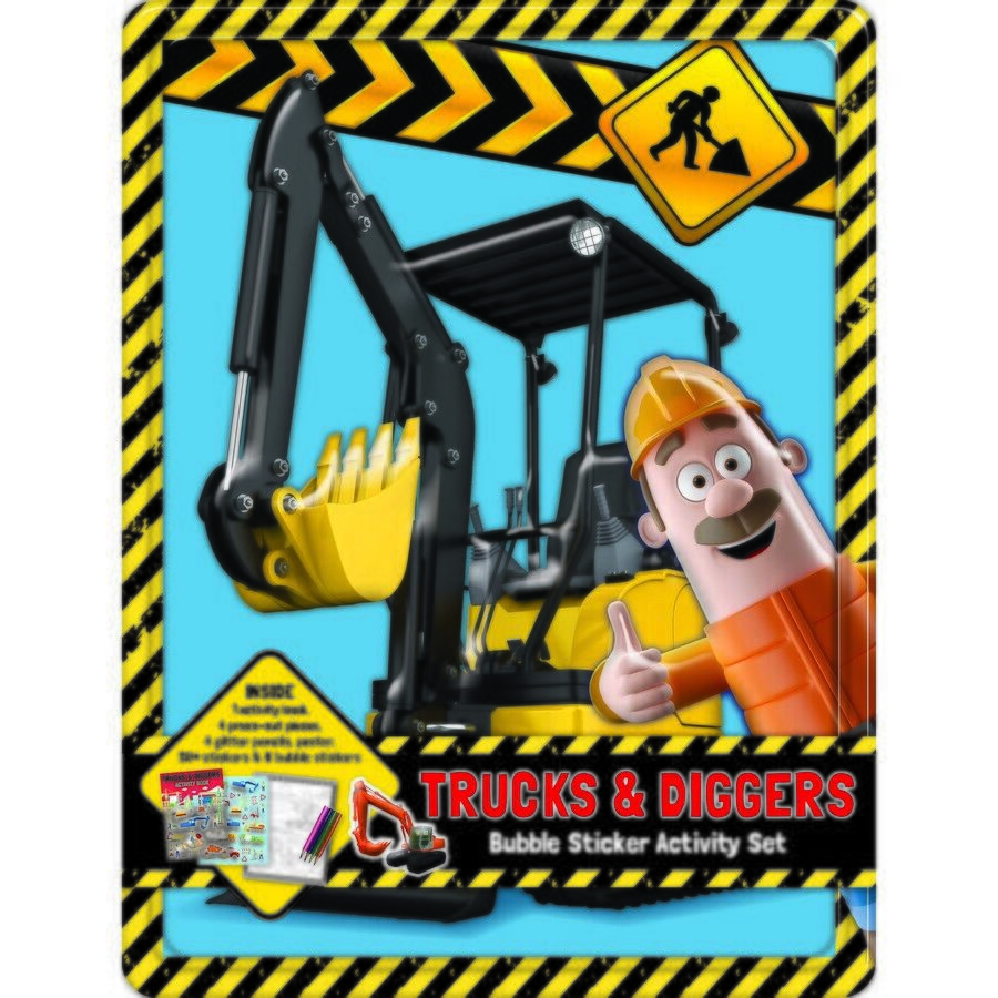 Activity Tin - Trucks & Diggers