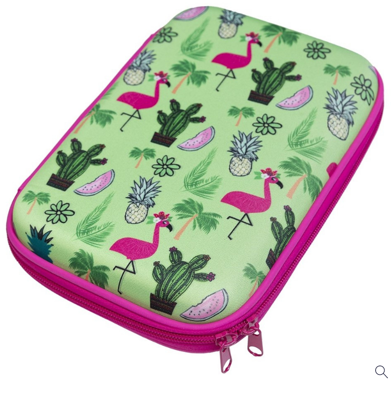 Spencil - Hard Head Pencil Case - Fancy Flamingo