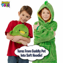 Load image into Gallery viewer, &quot;As Seen On TV&quot; : Huggle Pets Animal Hoodie - Awesome Dinosaur