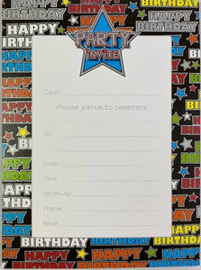 Invitation Pad - Happy Birthday