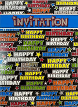 Load image into Gallery viewer, Invitation Pad - Happy Birthday