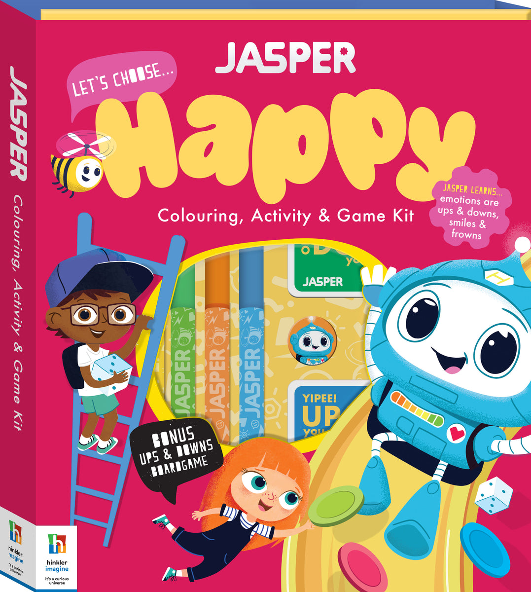 Jasper Let's Choose Happy: Colouring, Activity & Game Kit – KC's Hidden ...