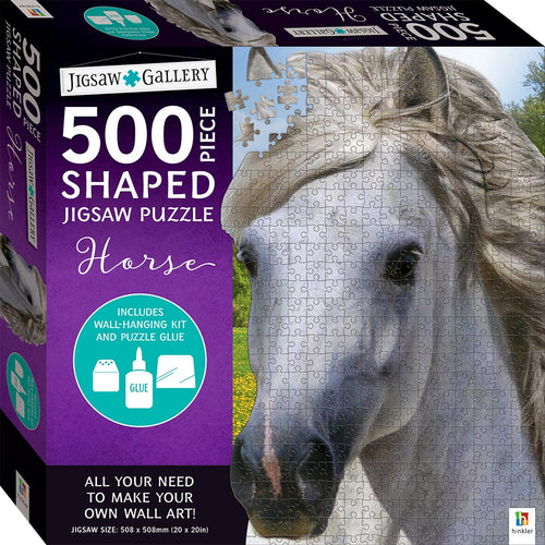 Hinkler Jigsaw Gallery 500-piece Shaped Jigsaw: Horse