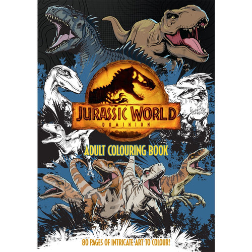 Jurassic World Adult Colouring Book