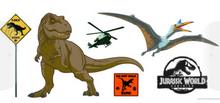 Load image into Gallery viewer, Jurassic World Wall Decals