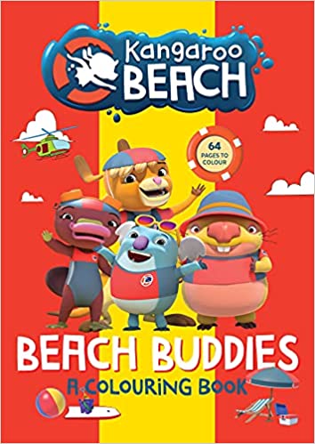 Kangaroo Beach - Beach Buddies Colouring Book