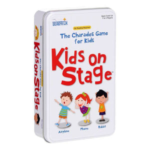 Kids On Stage: The Charades Game for Kids Novelty Tin Game