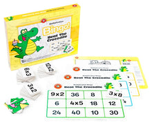 Load image into Gallery viewer, Learning Can Be Fun Multiplication Bingo! Beat The Crocodile Children&#39;s Educational Game