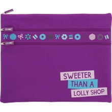 Load image into Gallery viewer, Skweek Large Twin Zipper Pencil Case