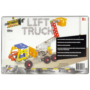 Construct-It DIY Mechanical Kits - 120 Piece - Lift Truck